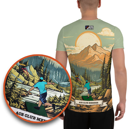 Athletic Disc Golf Shirt - "Ace Club Member" design